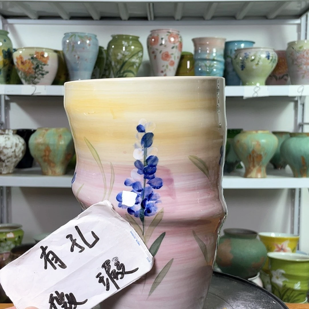 景德镇陶瓷花盆花器暇256