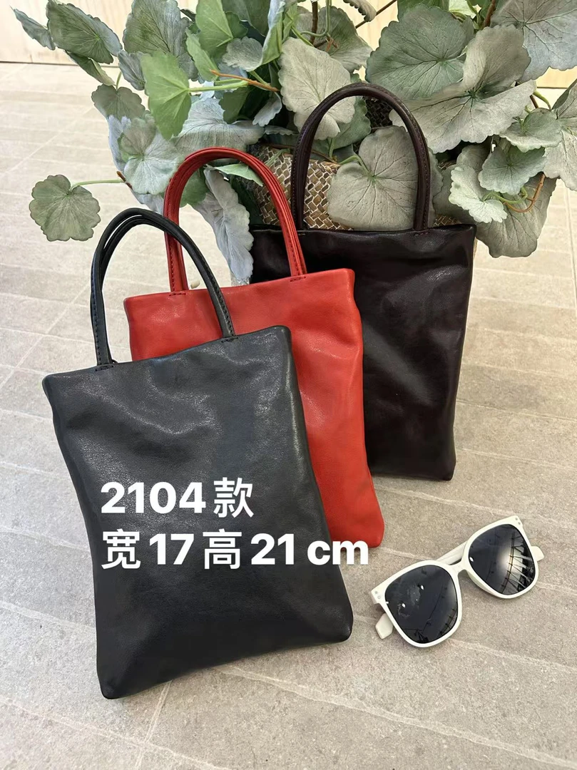 XINXIN 法国琎口水晶植糅头层牛皮单肩斜挎手机包斜挎轻便小托特