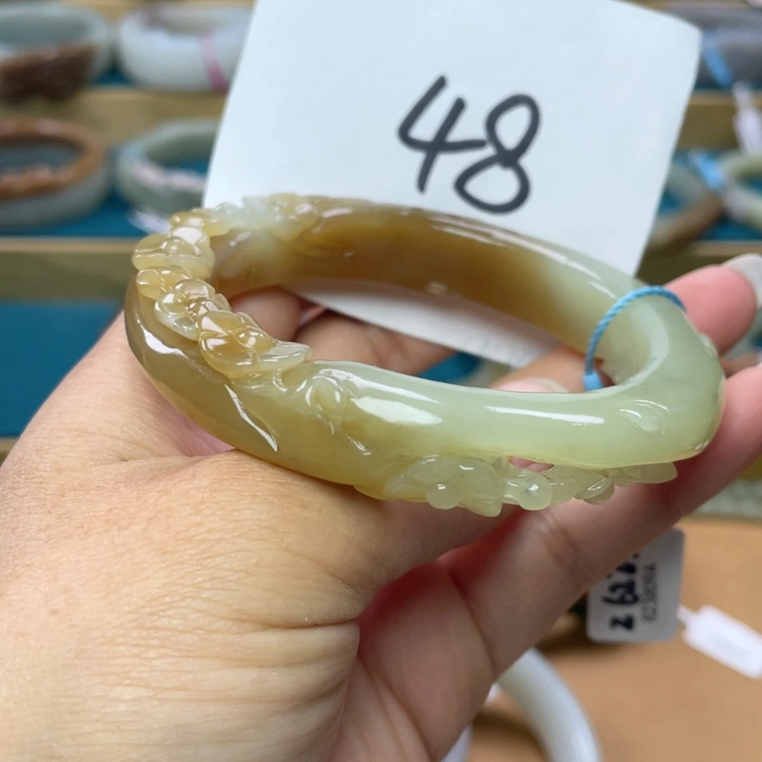 未镶嵌手镯和田玉圈口59