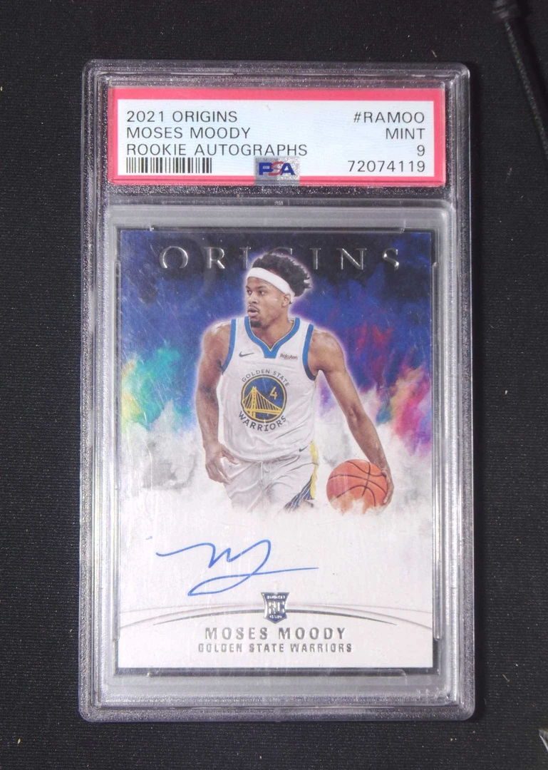 【直播开价】穆迪 起源系列 PSA9分 帕尼尼 亲笔签字 球星卡包邮