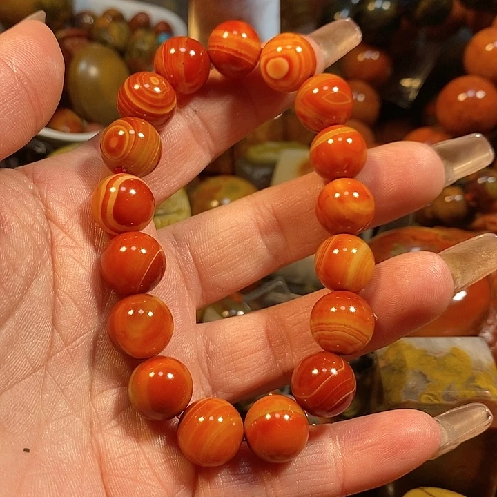 玛瑙/玉髓手链未镶嵌八**财