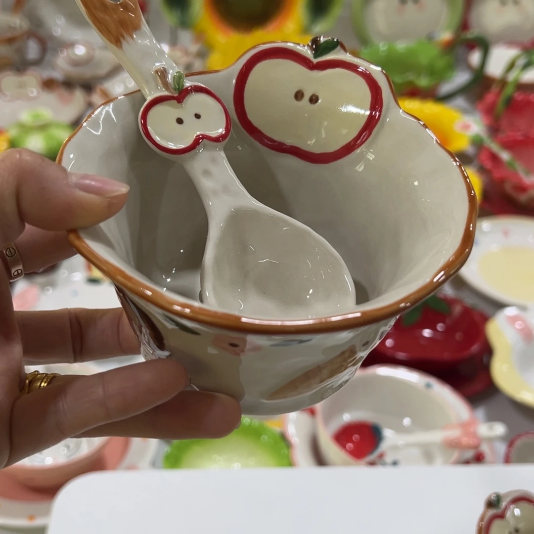 陶摆件高温陶瓷釉下彩正品！