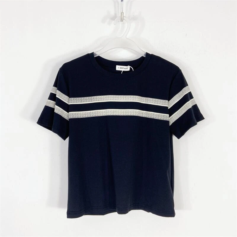 【77衣橱】KD2628精品女装上衣短袖T恤气质轻奢【红人上新】
