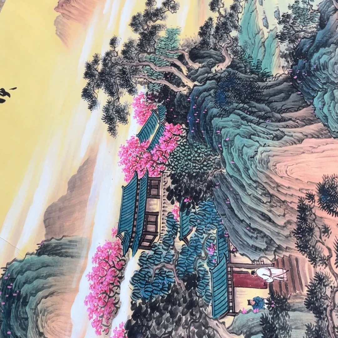 国画老师手笔手绘作品w
