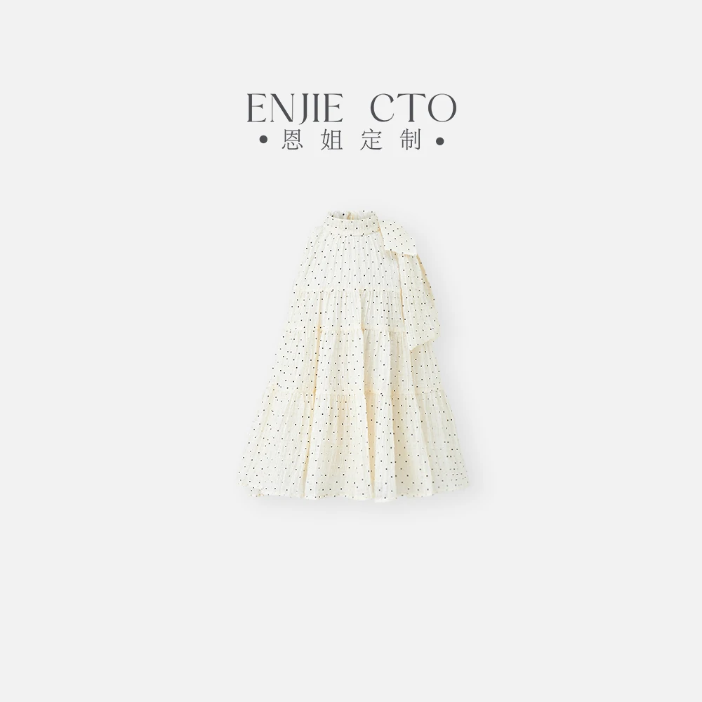 【恩姐定制】春夏季童装女童百搭波点连衣裙ENCK87133