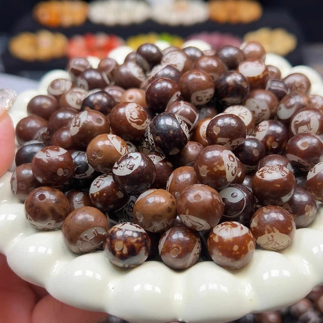 菩提根/象牙果手串13生肖混108颗