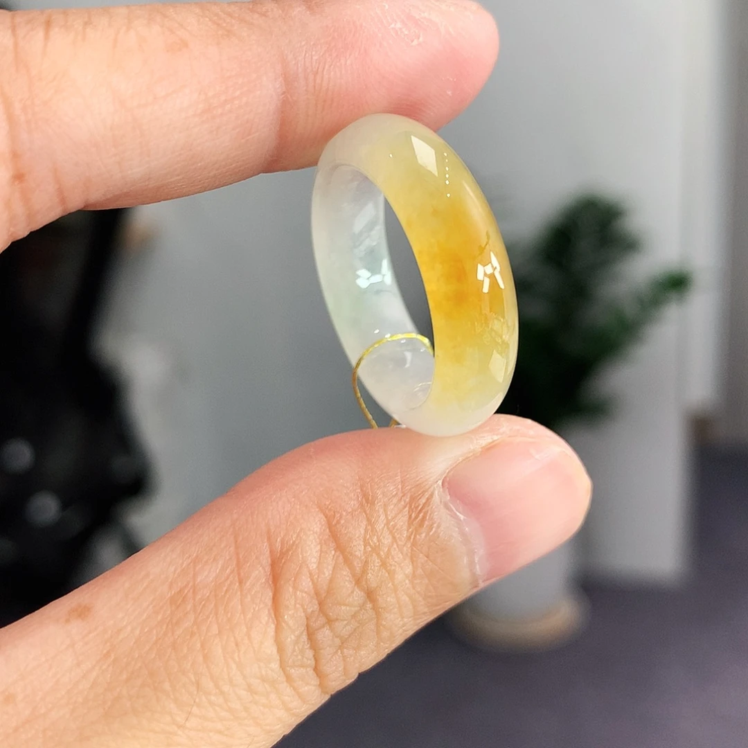 翡翠未镶嵌戒指16号