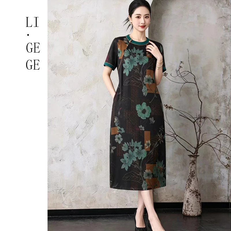 【李老板专属】Li.GEGE【汀兰墨韵】通勤新款绝美连衣裙CR 0301