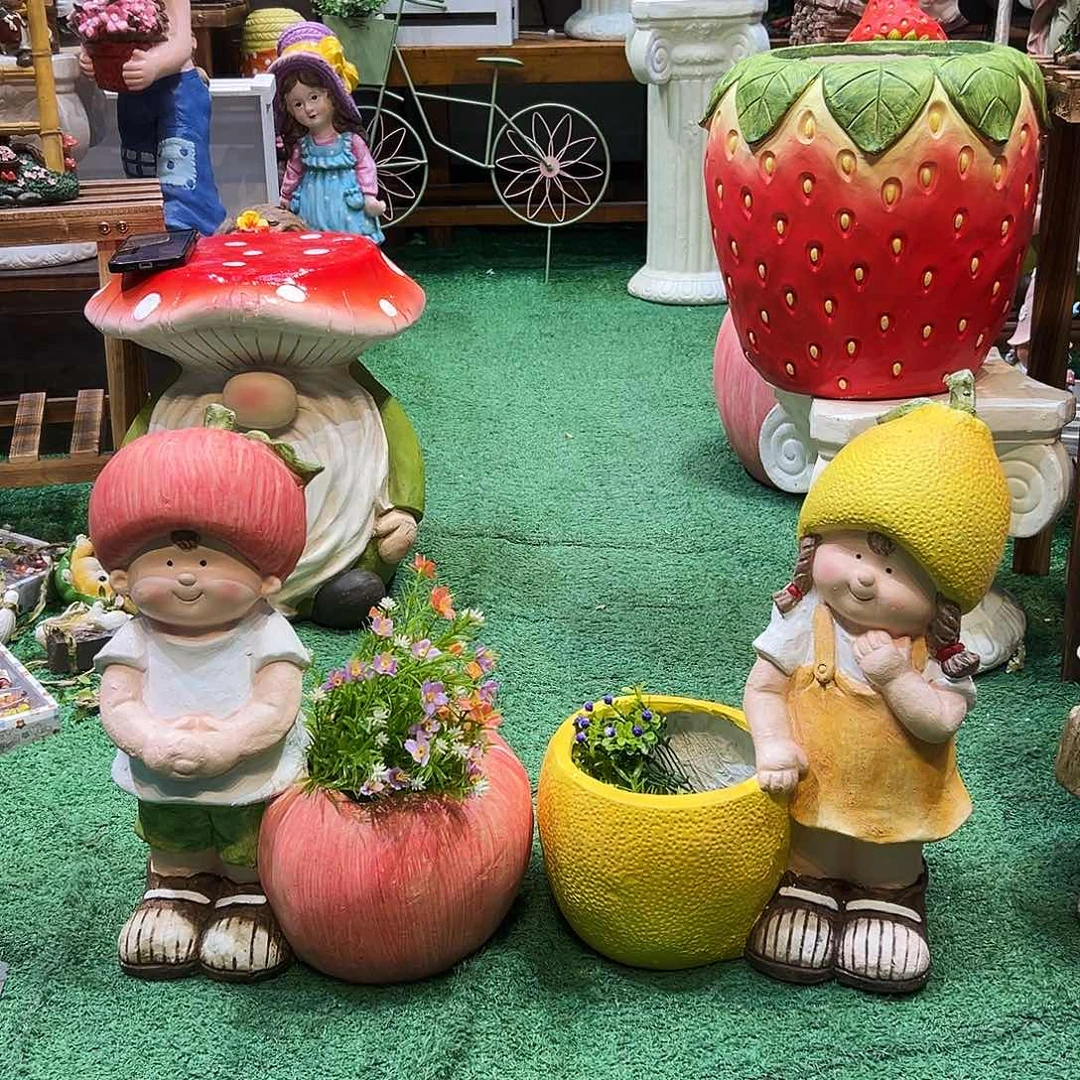 花园摆件红红火火