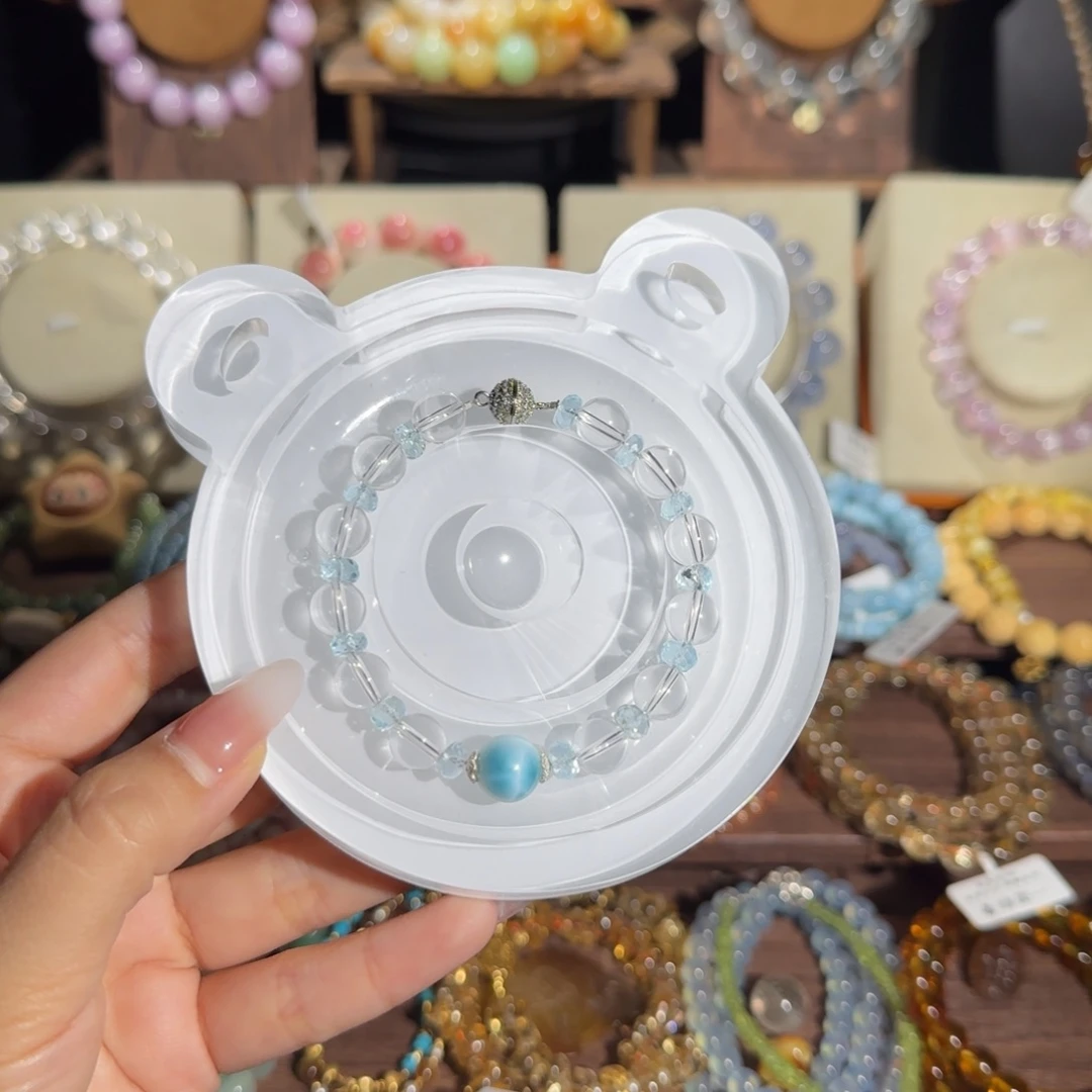 你***~银S925镶嵌手链水晶