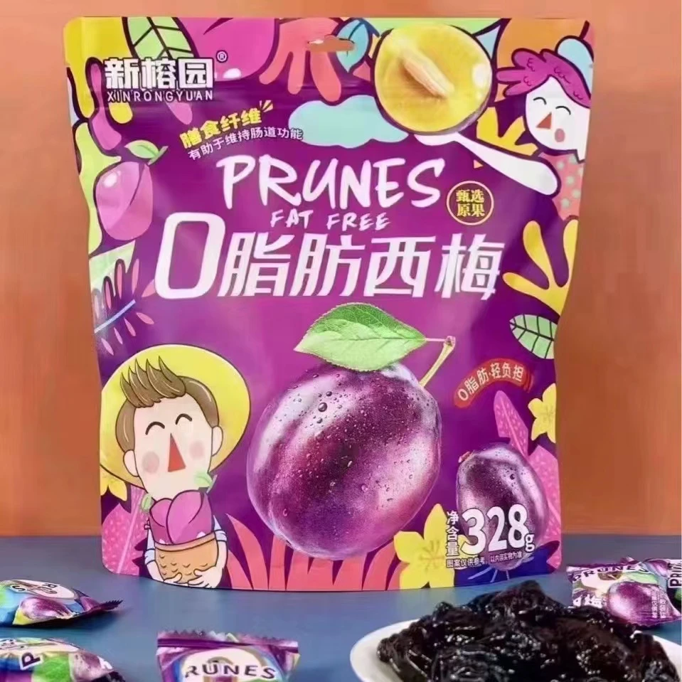 0脂西梅干袋装肉厚核小酸甜解腻软糯营养网红大颗零食解馋量贩装