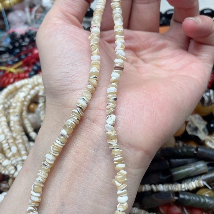 玛瑙/玉髓合金珠宝半成品一条5mm马蹄螺