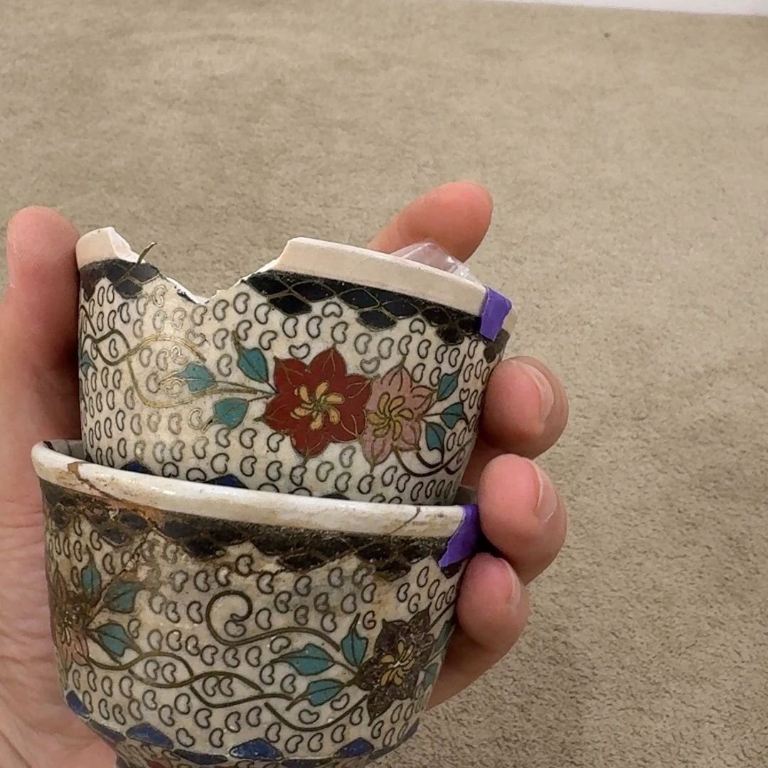 瓷片非常好用漂亮的茶具