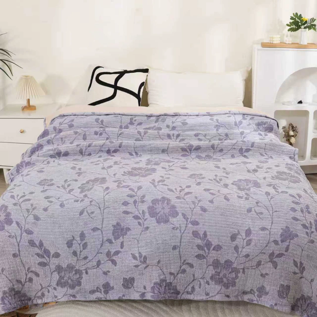 【青岚小筑】150*200 轻奢大气舒适柔软天麻床盖