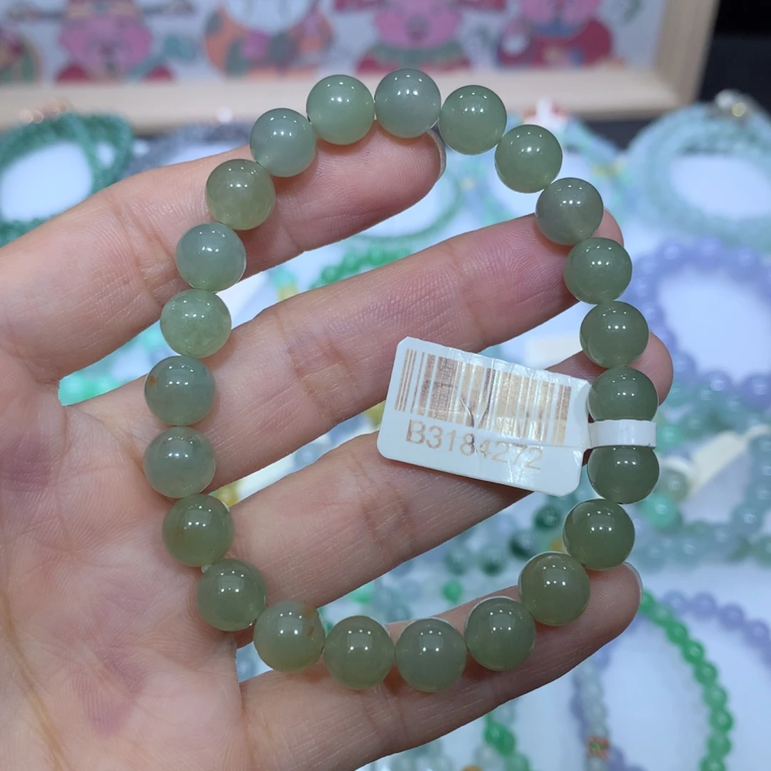 翡翠未镶嵌手链天然