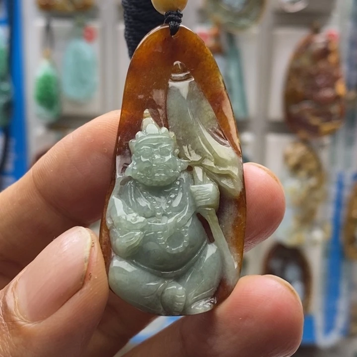 颈饰未镶嵌翡翠财哥