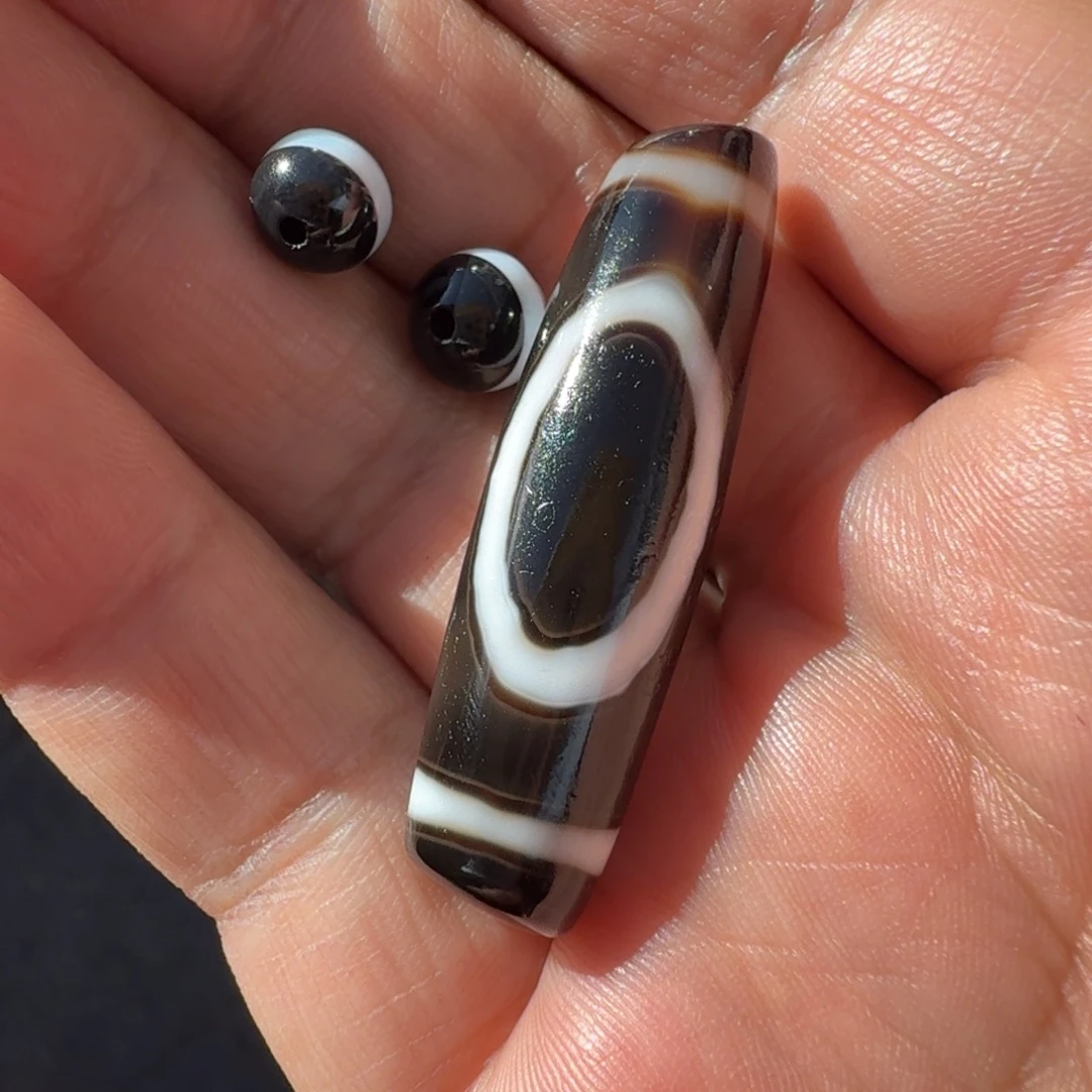 ****敏玛瑙/玉髓未镶嵌颈饰覆膜工艺