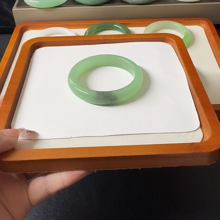 非金属时尚国风手镯54.6圈正圈一口水墨