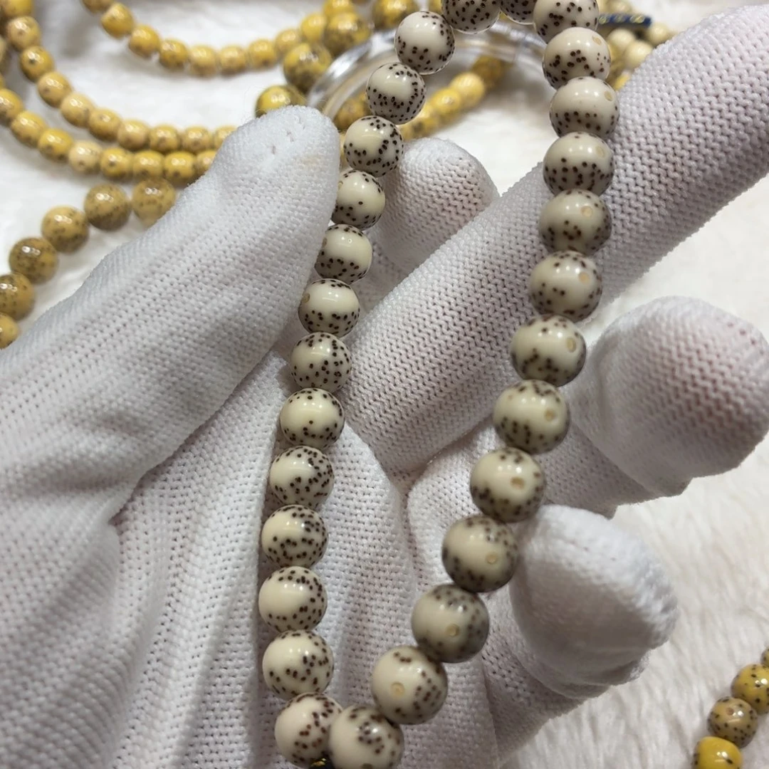 手串星月菩提瓷白8通体