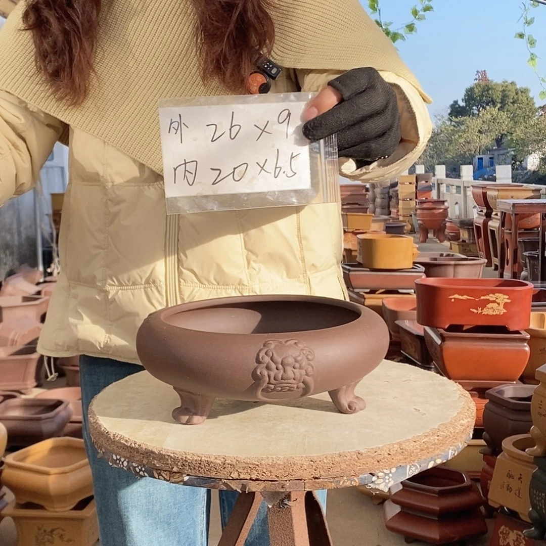 紫砂花盆紫砂花盆