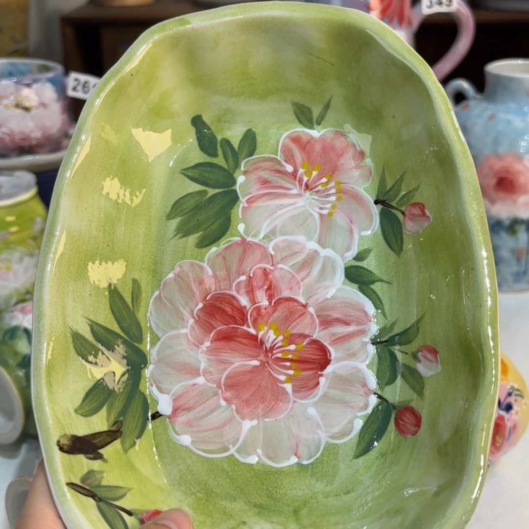 景德镇手绘高温釉下彩陶瓷茶具