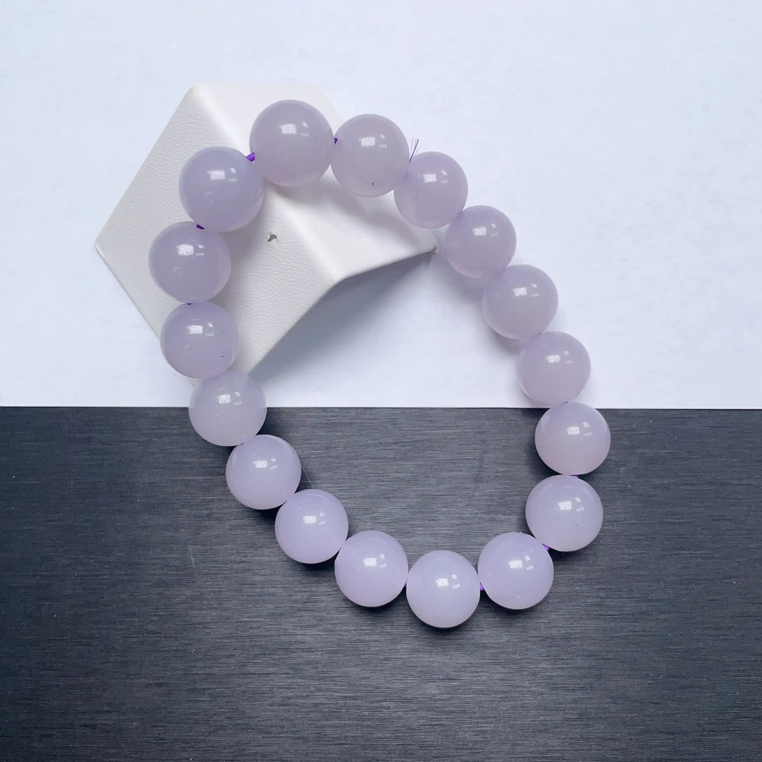 【小杨严选】C336烟紫手串12m时尚百搭妈妈女款