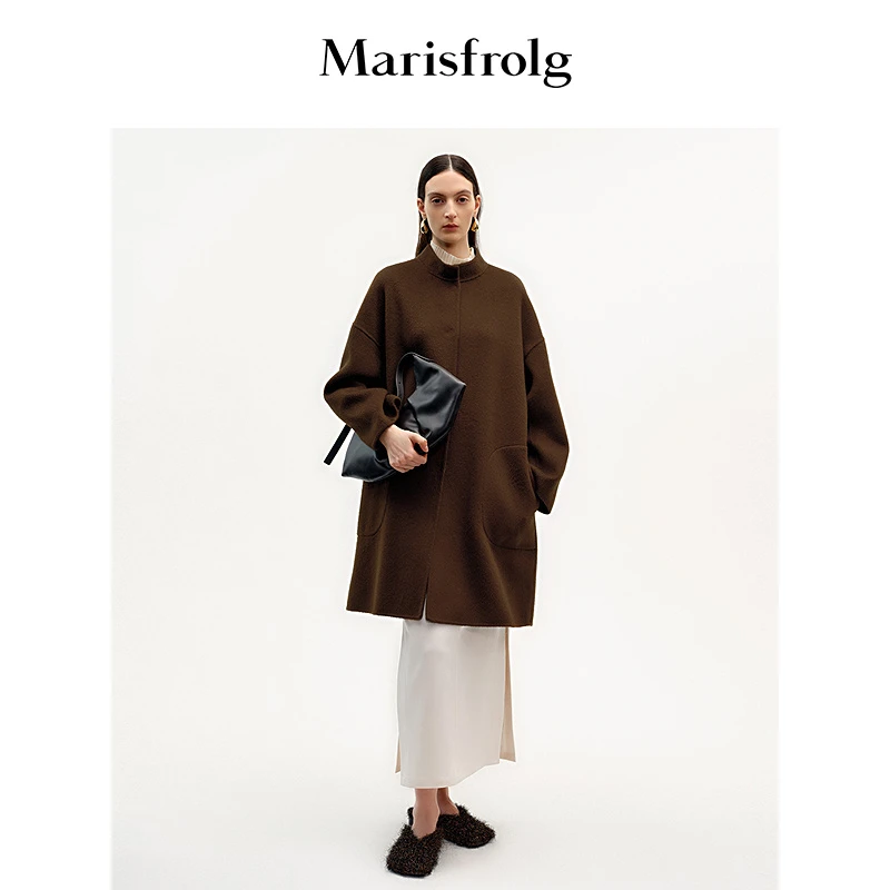 Marisfrolg玛丝菲尔毛呢外套T1EG3723D