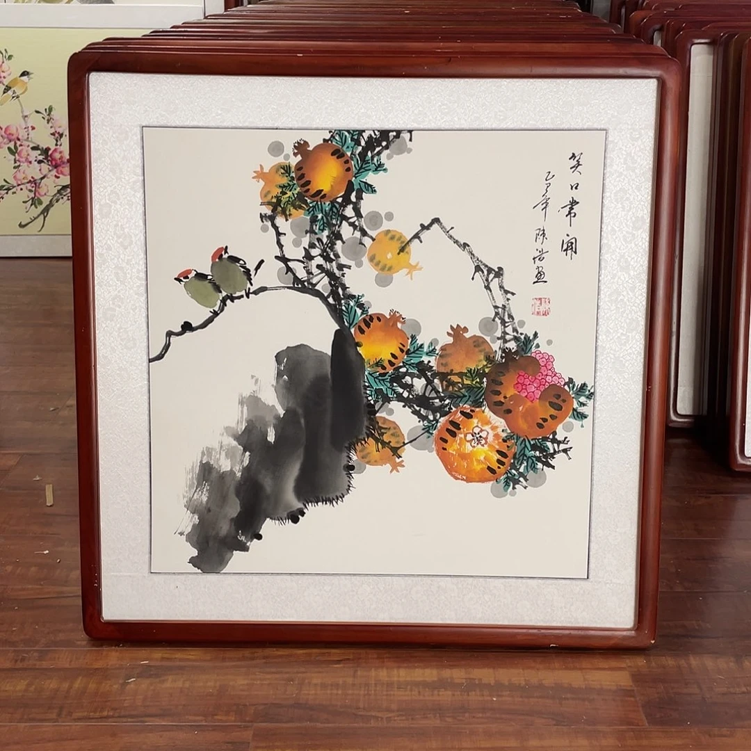 国画带框尺寸63*63厘米