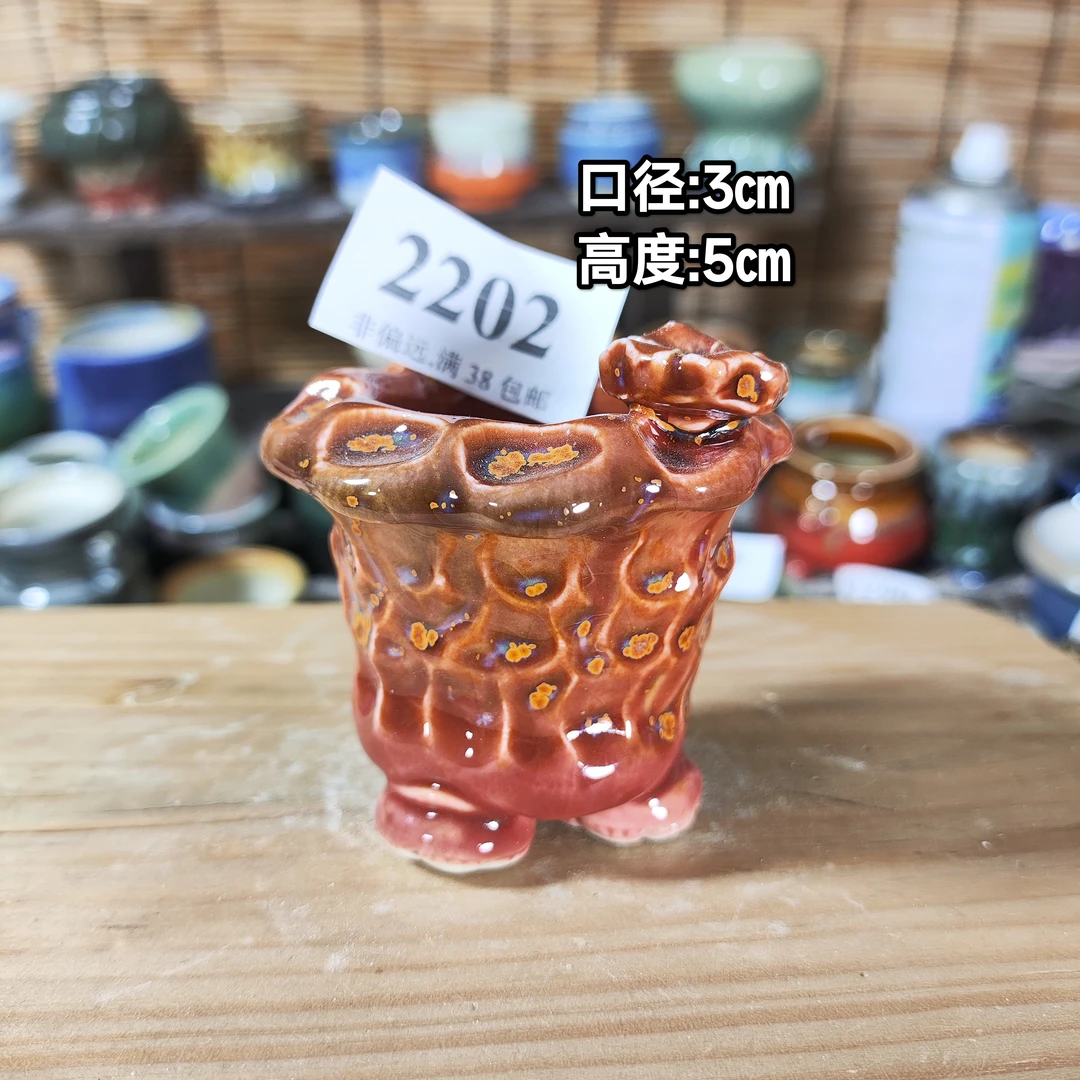 手工创意多肉花盆摆件迷你多肉花盆景德镇纯手工制做