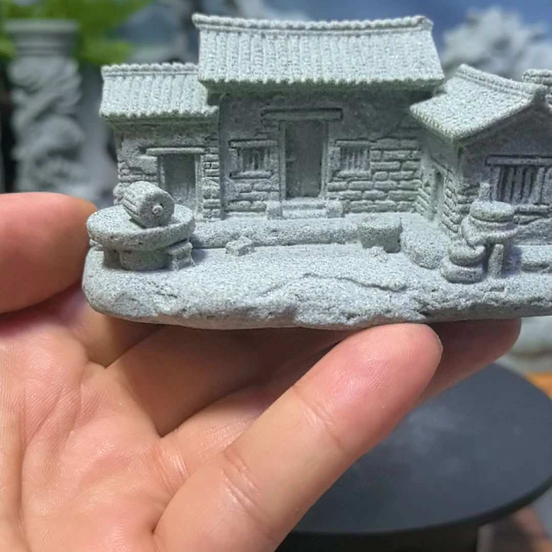 石材青砂石造景摆件