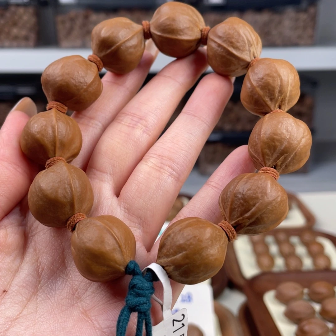 董***生橄榄核手串/手链21.5 23梅林铁核