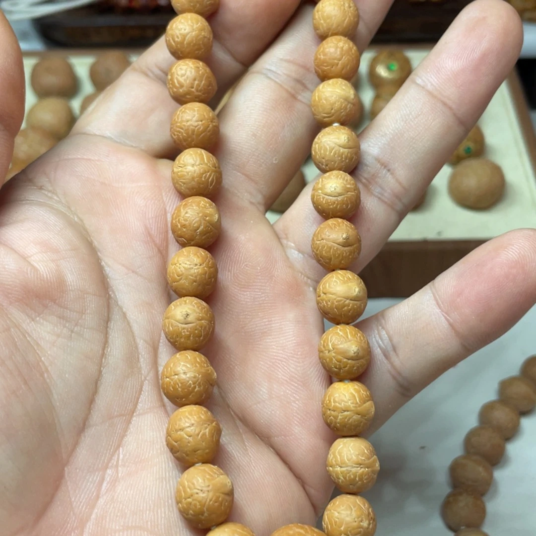 凤眼菩提手串老树厚皮壳10