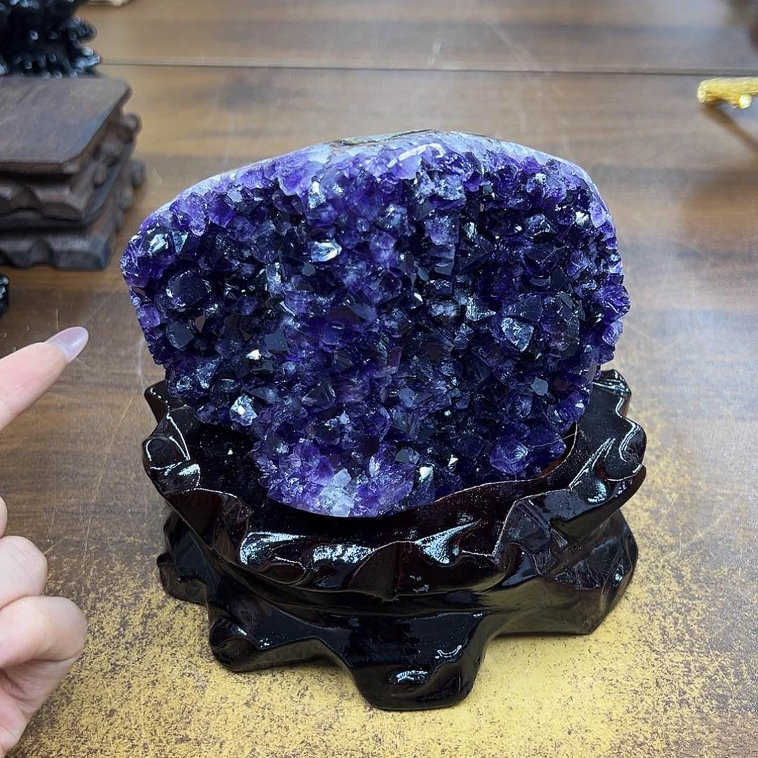 紫晶摆件未镶嵌晶体