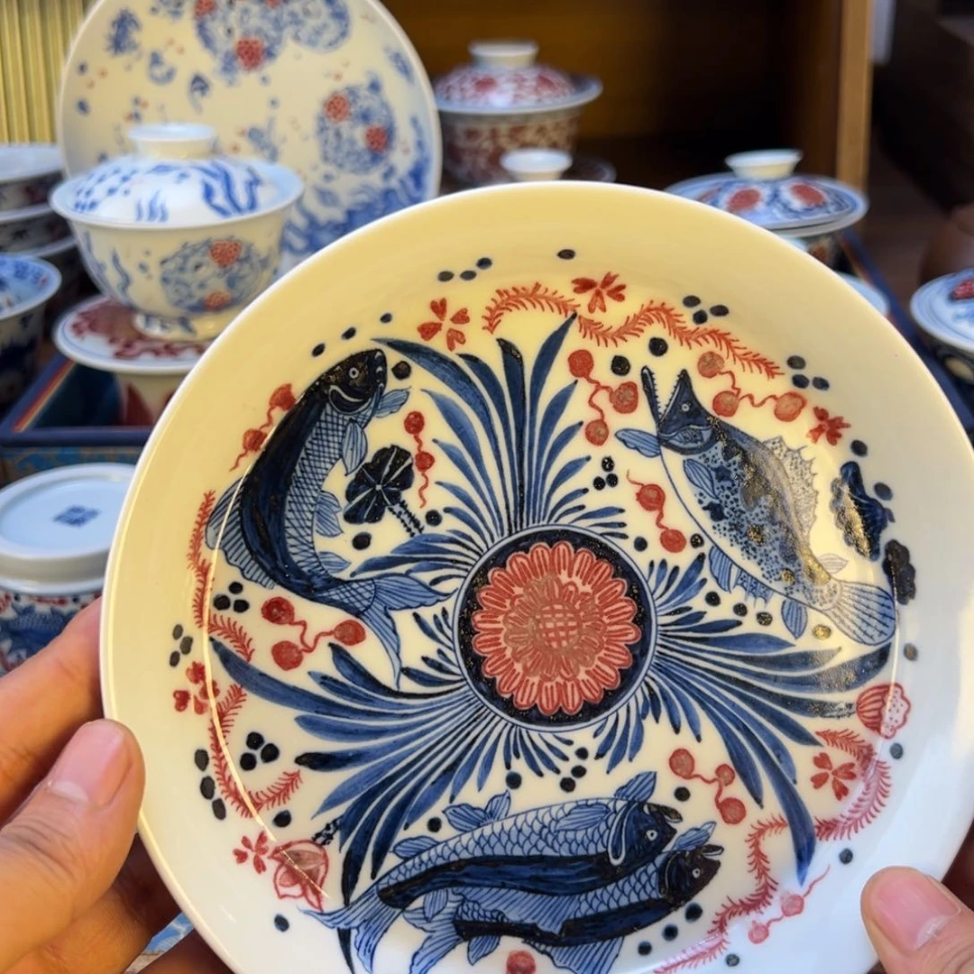 盖碗景德镇茶器百宝箱