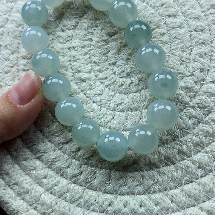 翡翠未镶嵌颈饰天然翡翠手串