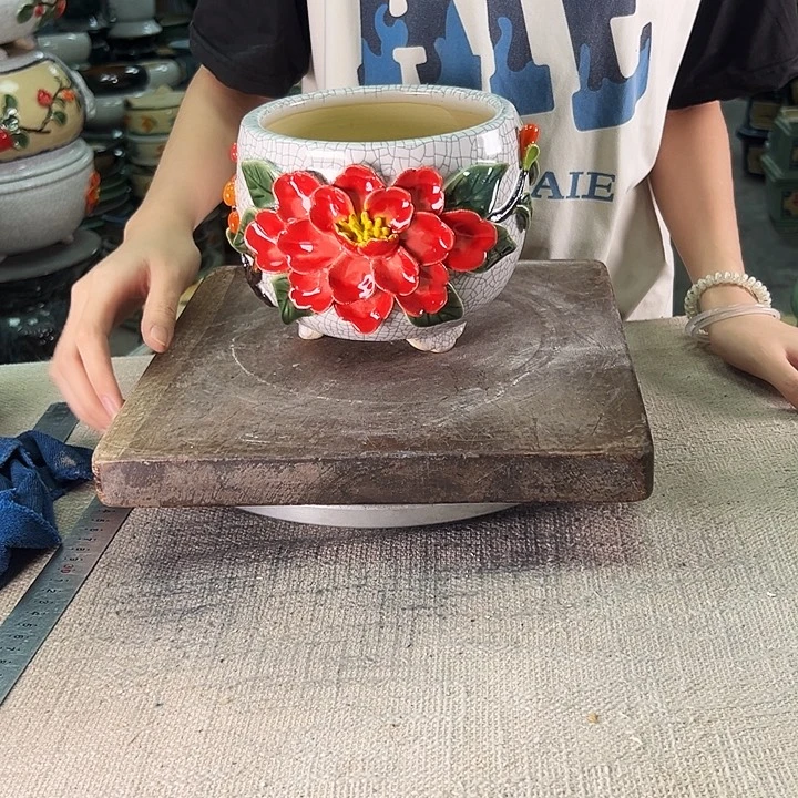 泳坤堂石湾盆陶瓷