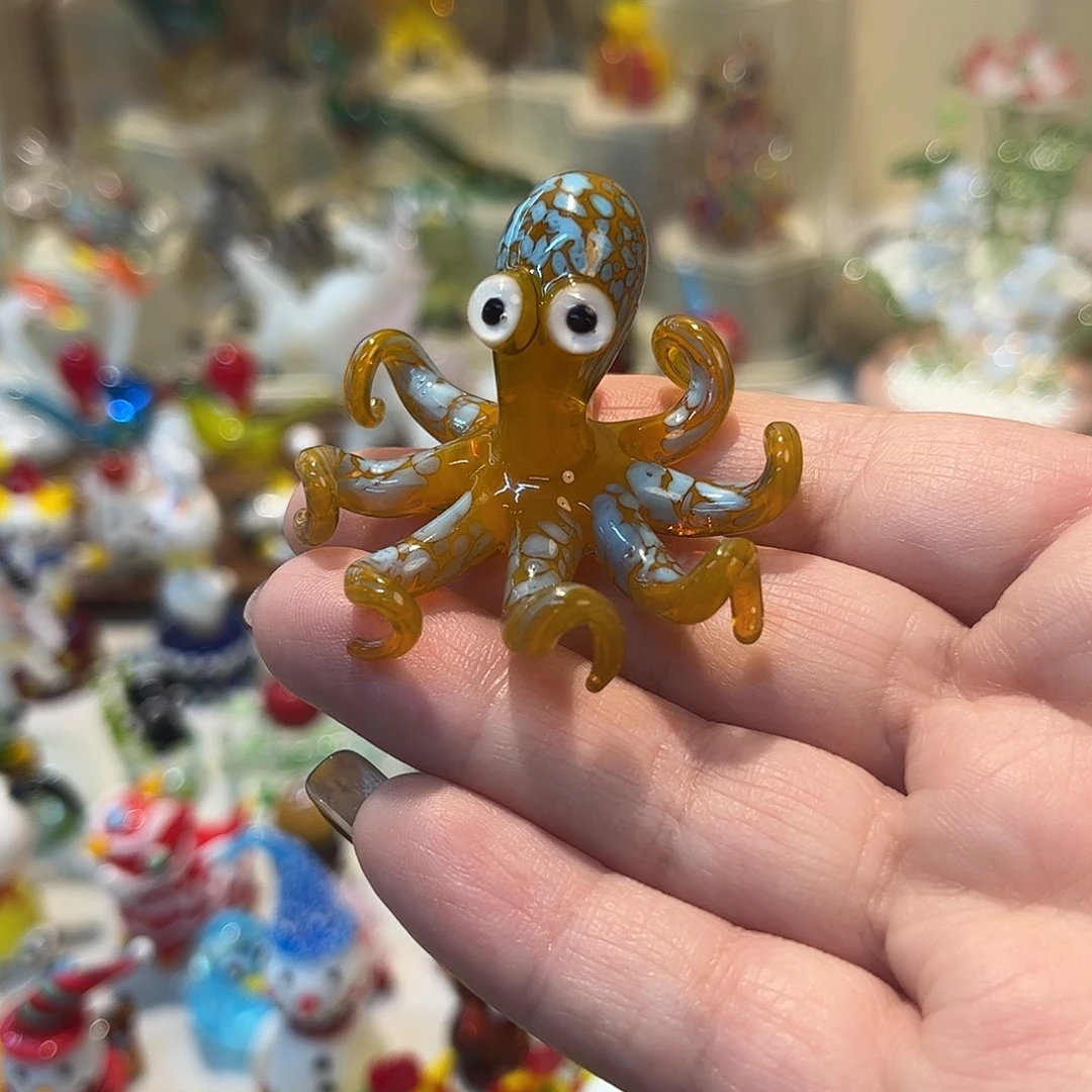 琉璃手工艺品章鱼