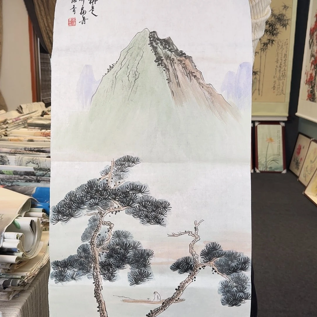 纯手绘国画作品好看