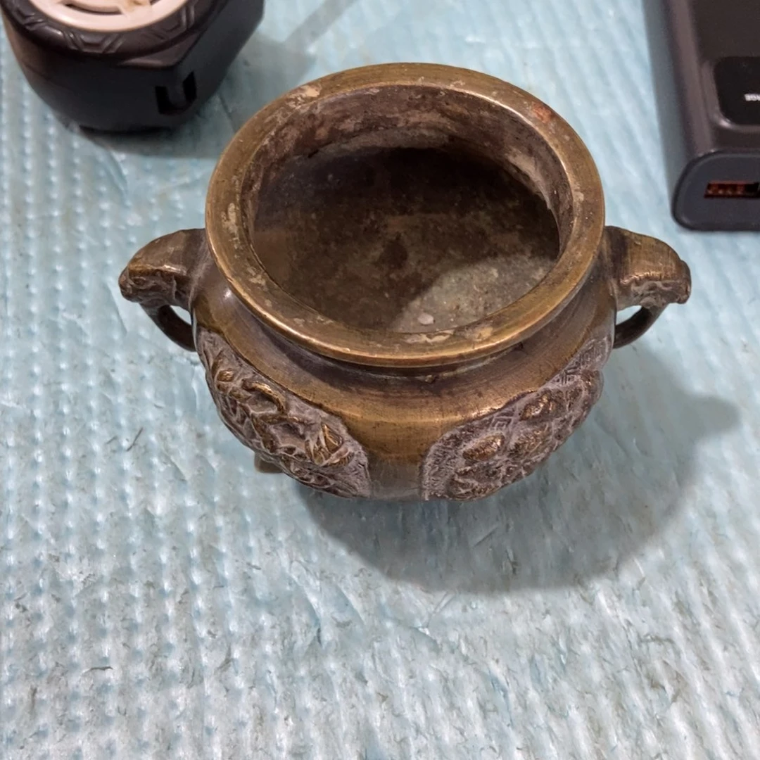 铜器工艺品摆件香炉材料