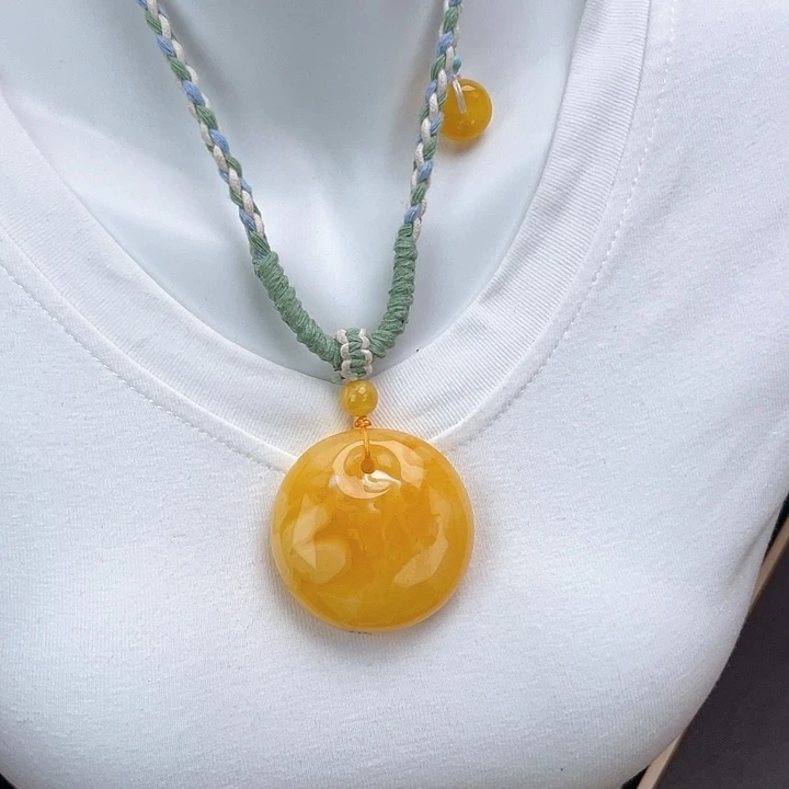 琥珀裸石未镶嵌蜜蜡