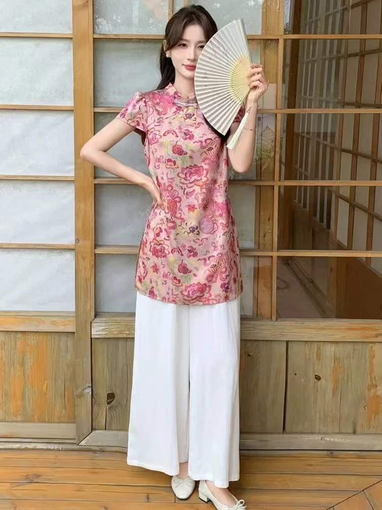 风文艺唐装时尚中式显瘦