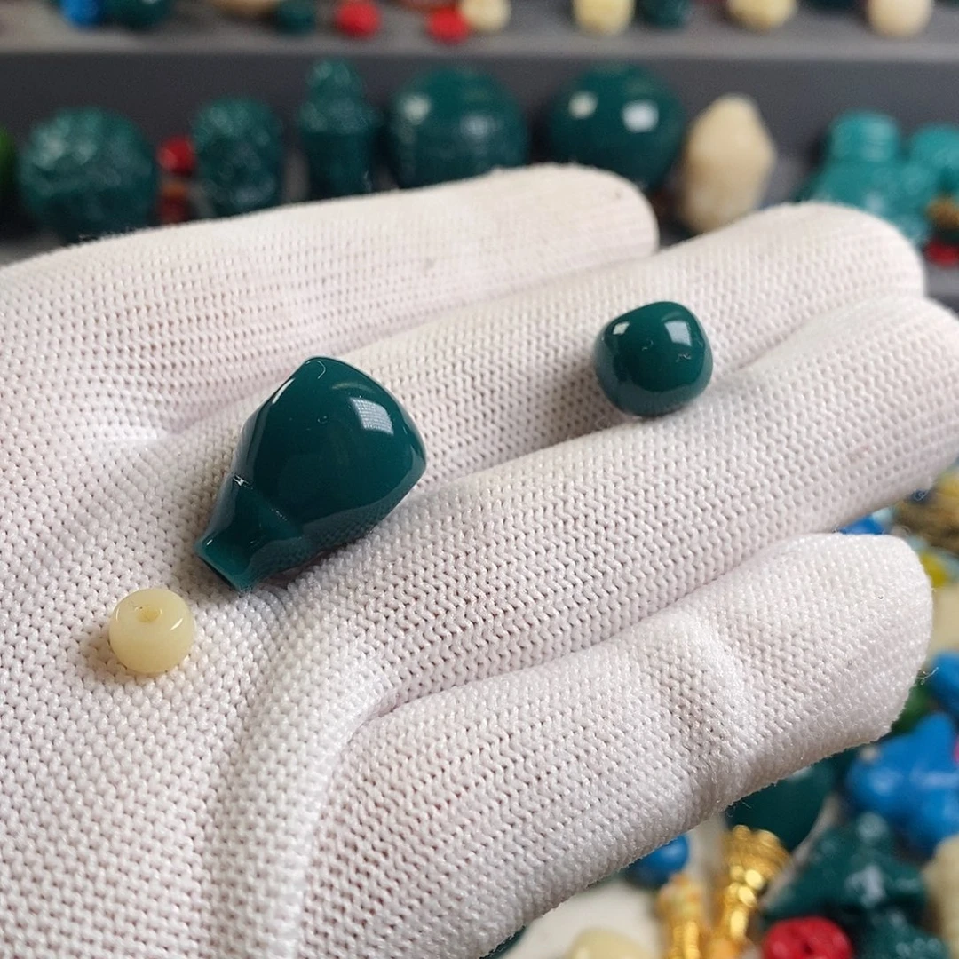 天***福琉璃颈饰尺寸10珠三通13左右白6左右