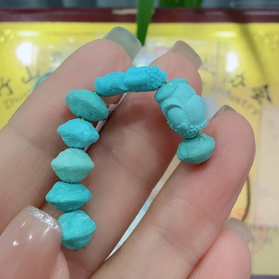未镶嵌绿松石珠宝奇石