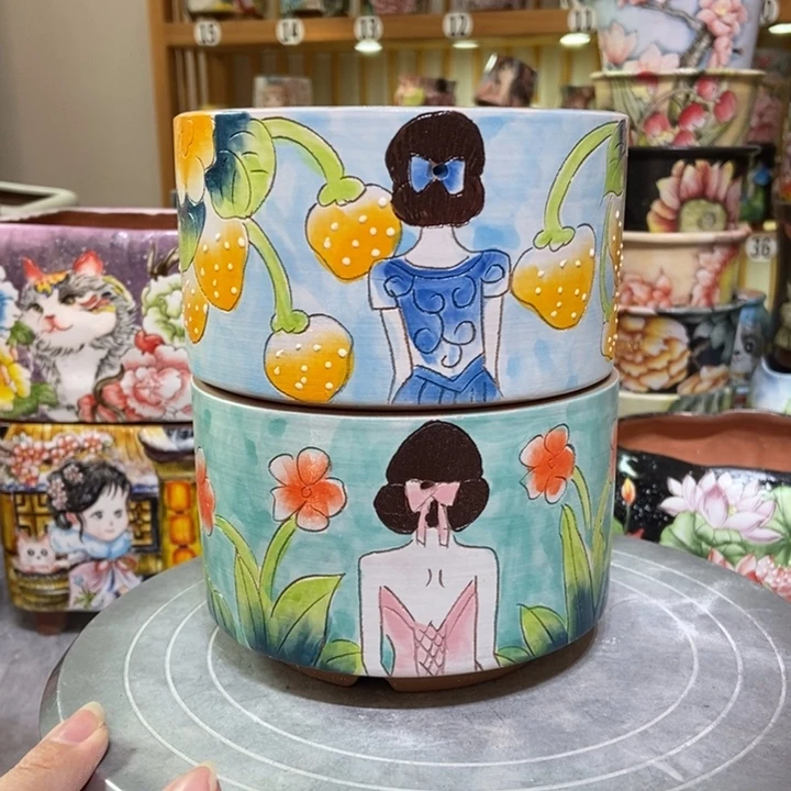 景德镇艺术手绘作品