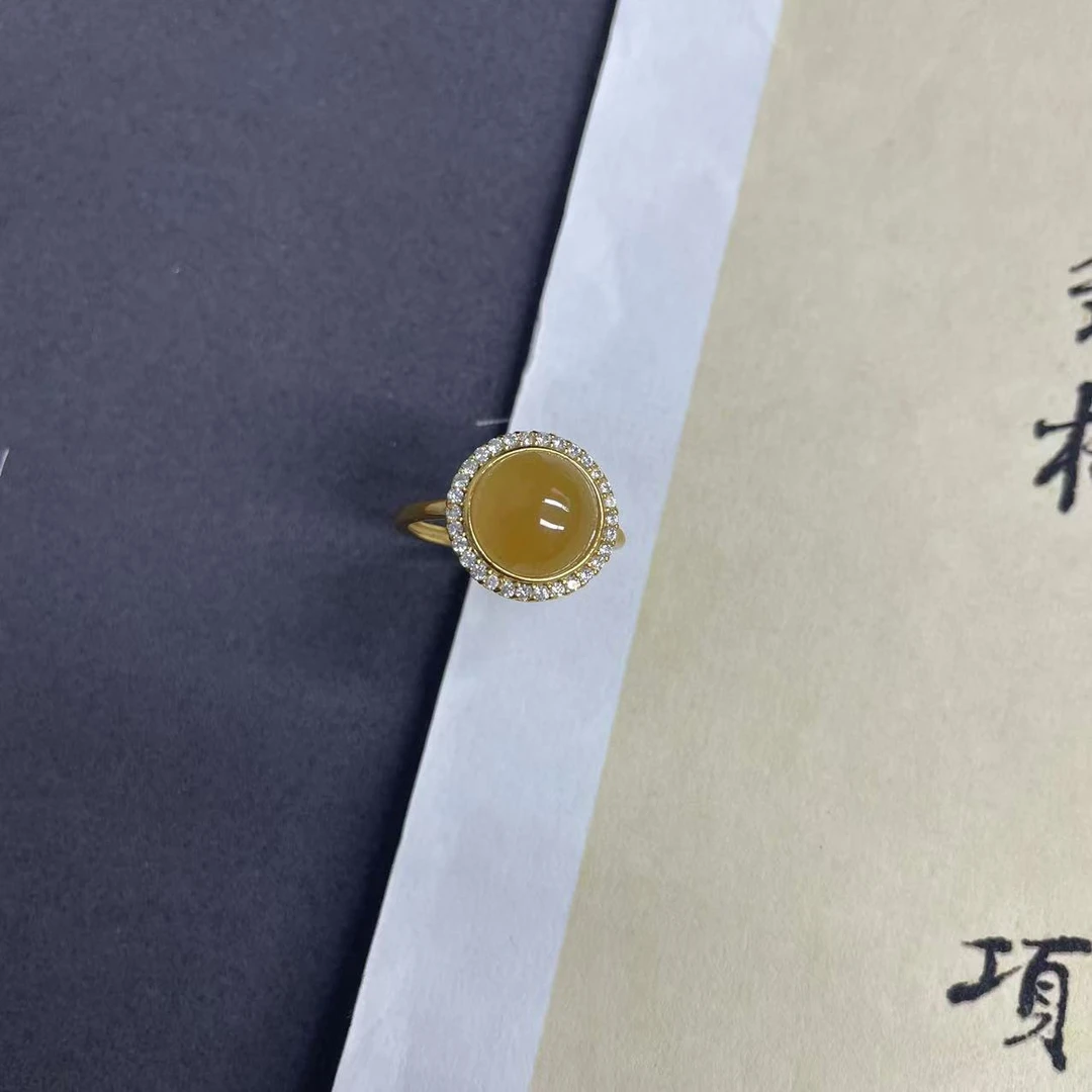 【就在南阳】和田玉戒指多样性发其一 T9-010