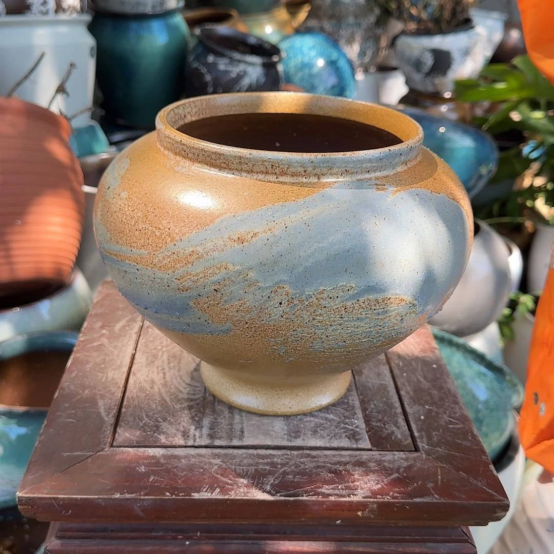 紫砂花盆王嫂花盆0707-165高21口17