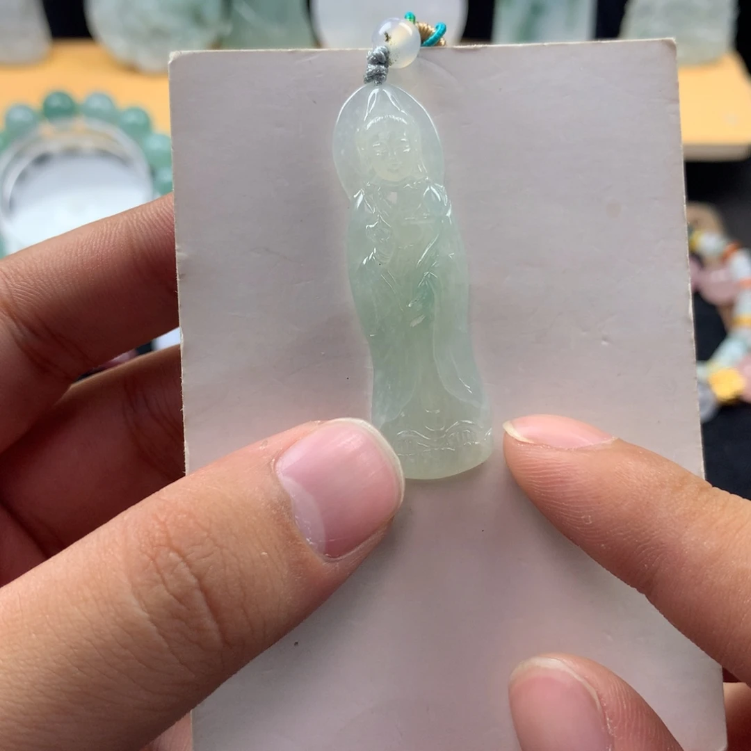 翡翠未镶嵌颈饰000