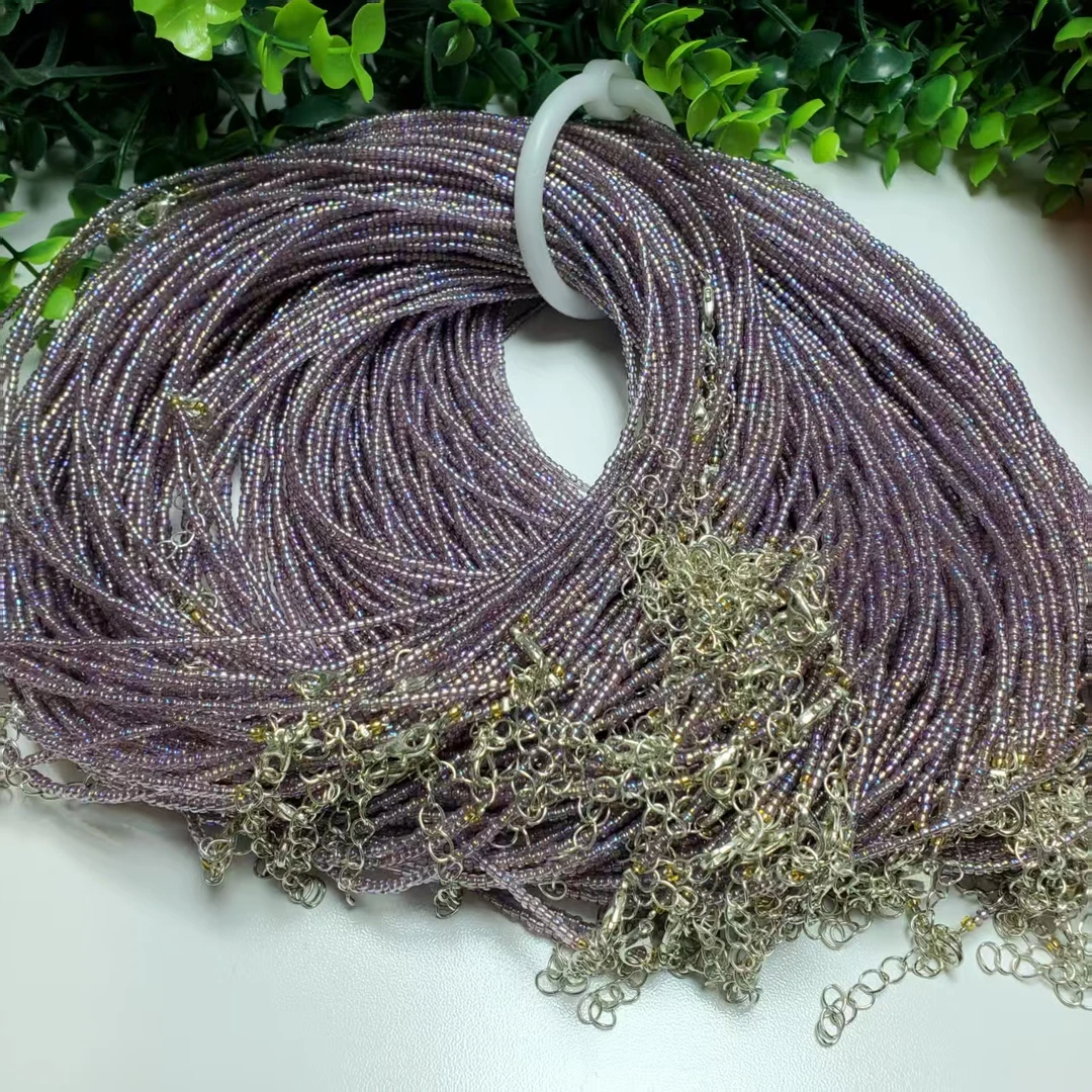 非金属仿水晶项链 N568【赵小姐】时尚非金属炫彩紫项链多样式其一