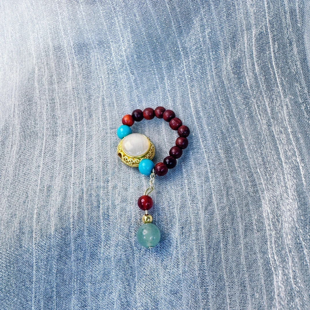 m-ac051小叶紫檀手把件戒指