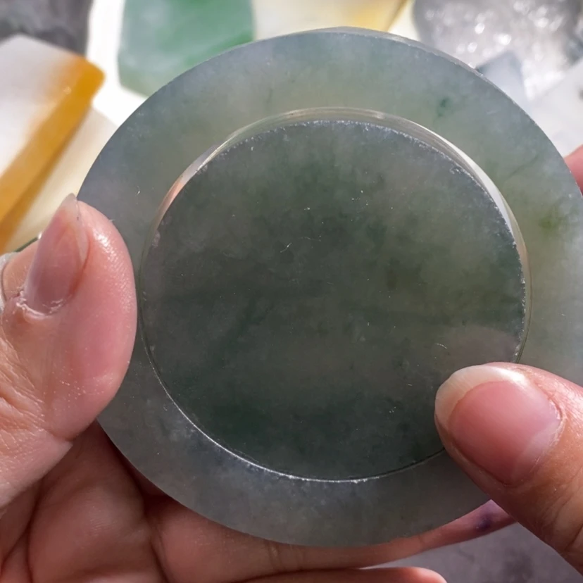 【闪购商品】翡翠挂件未镶嵌圈***圈